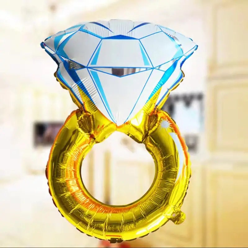 1pc Large Diamond Ring Balloon