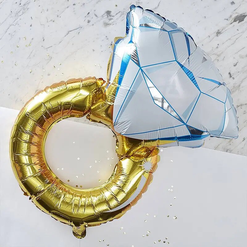 1pc Large Diamond Ring Balloon