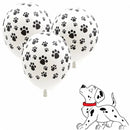 10pcs/pack Cute Dog Footprints Latex Balloons | Party Decoration Balloons For Party Supplies