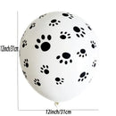 10pcs/pack Cute Dog Footprints Latex Balloons | Party Decoration Balloons For Party Supplies