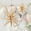 1PCS 22 Inch Caramel Color Explosion Star Aluminum Film Balloon Birthday Party Decoration Balloon