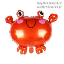 5pcs Ocean Theme Balloons Suitable For Theme Party Birthday Decoration