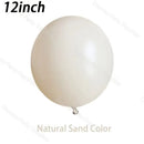 155pcs White Sand Balloon Set Large Party Decoration Set | For Party Supplies