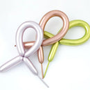 Metallic Twisting Balloons | 20 Pcs 290mm/11.42in Long Balloons | DIY Magic Balloons Animal Balloons For Children's Party | Carnivals Jungle