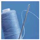 25 Large Eye Stitching Needles  |  5 Sizes Big Eye Hand Sewing Needles in Clear Storage Tube