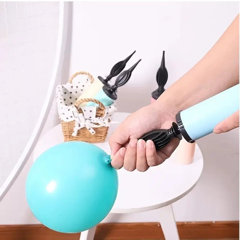 1pc Manual Balloon Pump Hand Push Air Inflation Balloon Pump Latex Balloon Inflator Pump