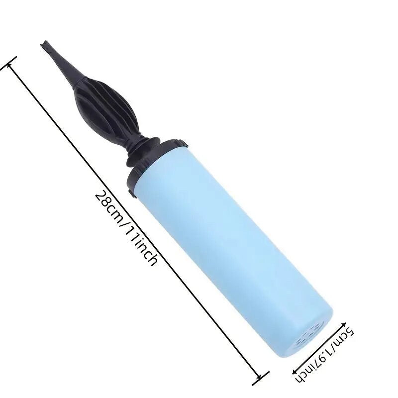 1pc Manual Balloon Pump Hand Push Air Inflation Balloon Pump Latex Balloon Inflator Pump