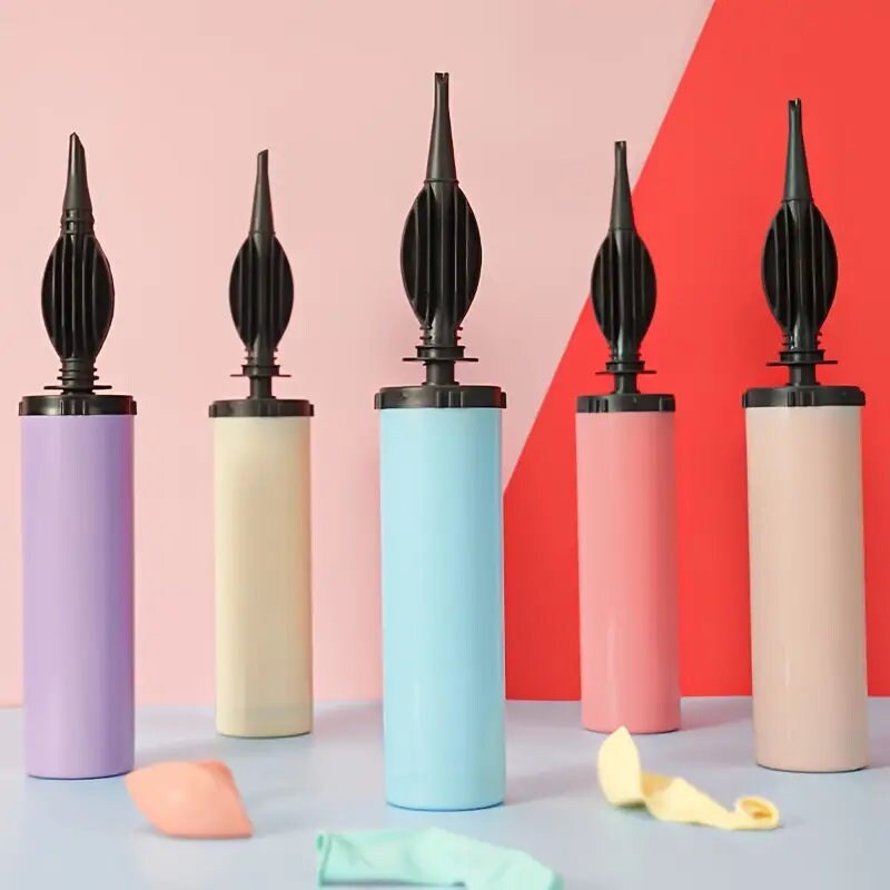 1pc Manual Balloon Pump Hand Push Air Inflation Balloon Pump Latex Balloon Inflator Pump