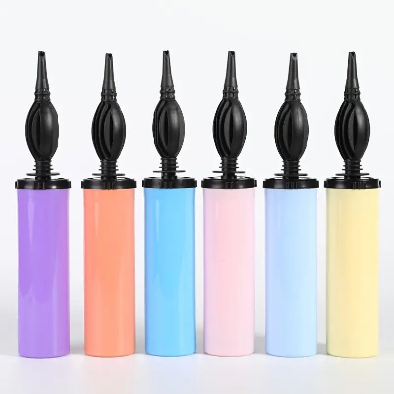 1pc Manual Balloon Pump Hand Push Air Inflation Balloon Pump Latex Balloon Inflator Pump