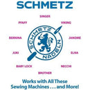 SCHMETZ Universal (130/705 H) Domestic Sewing Machine Needles | Size 90/14-3 Cards | 10 needles