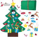 HBlife Felt Christmas Tree | 3ft DIY Christmas Decorations Clearance with 26 Pcs Ornaments Wall Decor with Hanging Rope for Kids Xmas Gifts