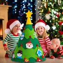 HBlife Felt Christmas Tree | 3ft DIY Christmas Decorations Clearance with 26 Pcs Ornaments Wall Decor with Hanging Rope for Kids Xmas Gifts