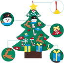 HBlife Felt Christmas Tree | 3ft DIY Christmas Decorations Clearance with 26 Pcs Ornaments Wall Decor with Hanging Rope for Kids Xmas Gifts