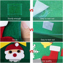 HBlife Felt Christmas Tree | 3ft DIY Christmas Decorations Clearance with 26 Pcs Ornaments Wall Decor with Hanging Rope for Kids Xmas Gifts