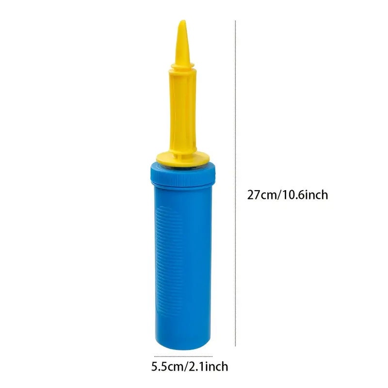 1pc | Blue Balloon Pump | Hand-push Convenient And Labor-saving Pump | Party Arrangement Tool | Bachelor Party Supplies Adult Party Supplies