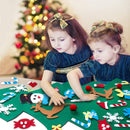 HBlife Felt Christmas Tree | 3ft DIY Christmas Decorations Clearance with 26 Pcs Ornaments Wall Decor with Hanging Rope for Kids Xmas Gifts