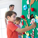 HBlife Felt Christmas Tree | 3ft DIY Christmas Decorations Clearance with 26 Pcs Ornaments Wall Decor with Hanging Rope for Kids Xmas Gifts