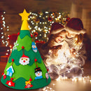 HBlife Felt Christmas Tree | 3ft DIY Christmas Decorations Clearance with 26 Pcs Ornaments Wall Decor with Hanging Rope for Kids Xmas Gifts