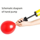 1pc | Inflator Manual Inflator Hand Push Gas Tube Plastic Pump Balloon Inflatable Tool Supplies | Random Color