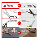 Tailor Sewing Fabric Scissors | Heavy Duty Scissors | Multipurpose Scissors For Leather Dressmaker | 9 Inch