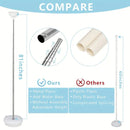 1 Set| Balloon Column Stand Kit| 81 Inches Adjustable Balloon Tower Stand Kit| Balloon Arch Kit Stand With Manual Pump For Wedding Birthday