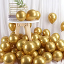92pcs Metallic Golden Balloons Chrome Golden Balloon Different Sizes, Gold Latex Balloons For Birthday Parties Graduation Baby Showers