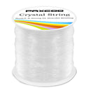 Paxcoo 0.8mm Elastic Cord, Elastic Bracelet Cord Crystal Beading Cord Jewelry Making (120m)