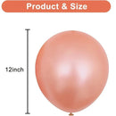 100Pcs Rose Gold Balloons | 12 Inches Rose Gold Pearlescent Balloon Premium Rosegold Latex Balloons| Thicken Rose Gold Helium Party Balloons