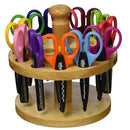 School Smart Paper EdgerScissors | 6-1/2 x 2-1/2 Inches | Various Colors | Set Of 12