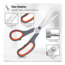 Scissors Bulk Set of 5-Pack | Niutop 8" Multipurpose Sharp Sewing Craft Fabric Scissors