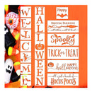 Halloween Welcome Stencils to Paint | Large Happy Halloween Spooky Stencil | Hocus Pocus | Broom Parking | Trick or Treat Drawing Stencils