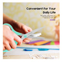 iBayam Ultra Sharp Bulk Multi-Purpose Scissors | Resistant | Office Comfort Grip | Sewing Fabric | 8 Inch