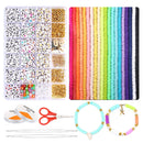 8835 Pieces Heishi Clay Beads for Bracelet Making Alphabet Letters