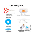 8835 Pieces Heishi Clay Beads for Bracelet Making Alphabet Letters