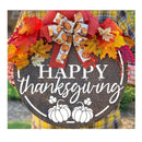 Fall Stencils 12" Round Happy Thanksgiving Stencil for Painting on Wood Fall Pumpkin Stencils