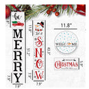 Large Christmas Stencils | Reusable Christmas Stencil | Christmas Holiday Templates | Drawing Templates For Painting On Wood