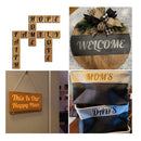 Inch Alphabet Letter Stencils To Paint | Pack Of 62 Letter And Number Stencils For Painting On Wood | Reusable Cursive Numbers