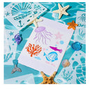30 Ocean Sea Creature Stencils For Painting Sea Animal Stencils | DIY Creature Pattern Templates | Crafts | 5.1 x 5.1 Inches