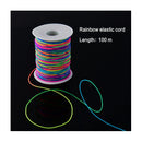 1mm Elastic Cord | Beading Threads | Elastic Fabric Strings | For Crafts | To Make Jewelry | 0.04 Inch x 109 Yards