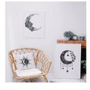 4 Flower Stencils For Painting On Wood | Reusable Moon Stencils For Painting On Canvas |From Home | A4 Size