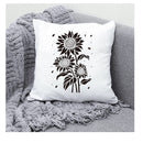 Honeycomb Stencil Sunflower Flower Stencils For Painting On Wood Canvas