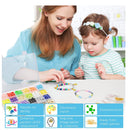 5,100 Heishi Clay Beads |  Flat Round Polymer Clay Beads Jewelry Making Kit for Bracelets Necklaces Earrings