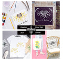 Honeycomb Stencil Sunflower Flower Stencils For Painting On Wood Canvas