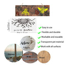 Honeycomb Stencil Sunflower Flower Stencils For Painting On Wood Canvas