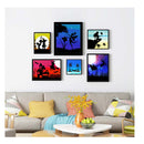 Fantasy Stencils For Painting On Wood | Reusable Dream Stencils | DIY Crafts | Scrapbooking | 16 Pcs | Silhouette Art Supplies