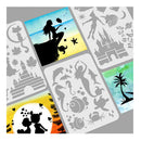 Fantasy Stencils For Painting On Wood | Reusable Dream Stencils | DIY Crafts | Scrapbooking | 16 Pcs | Silhouette Art Supplies