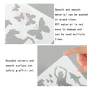 Fantasy Stencils For Painting On Wood | Reusable Dream Stencils | DIY Crafts | Scrapbooking | 16 Pcs | Silhouette Art Supplies