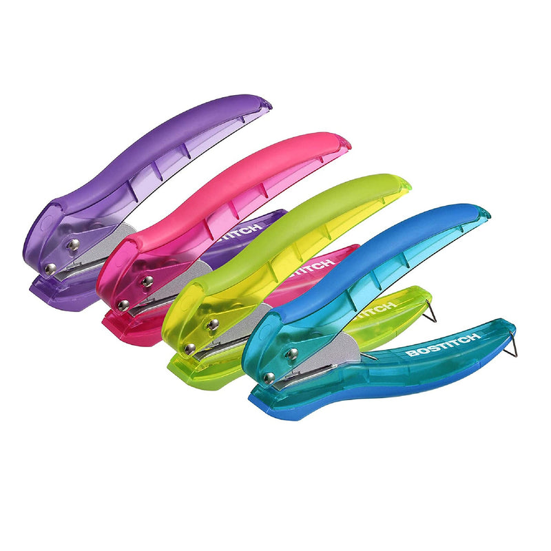 Bostitch inLIGHT Reduced Effort One-Hole Punch | One Unit per Package, Assorted Colors, No Color Choice (2401)