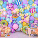 5pcs Food Balloon | Random Donuts Balloon Cake Balloon Aluminum Film Balloon 25in-30in Home Decor Birthday Party Arrangements