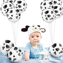 20pcs Cow Print Balloons | Cow Party Decoration Balloons | 12 Inches Farm Animal Latex Balloons For Cow Theme Birthday Party Supplies